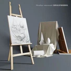 Easel outdoor brauberg